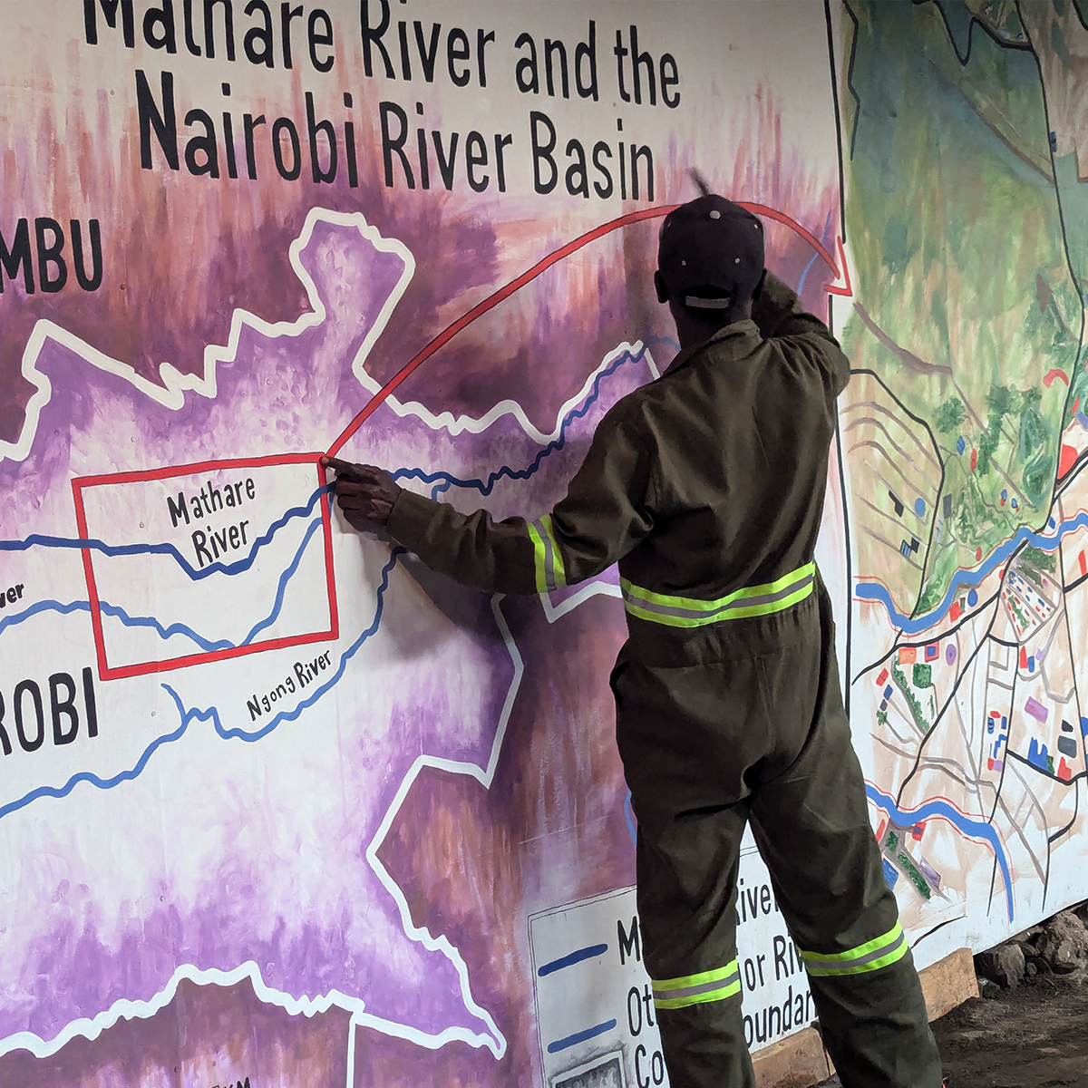 Walking the city rivers, learning about them