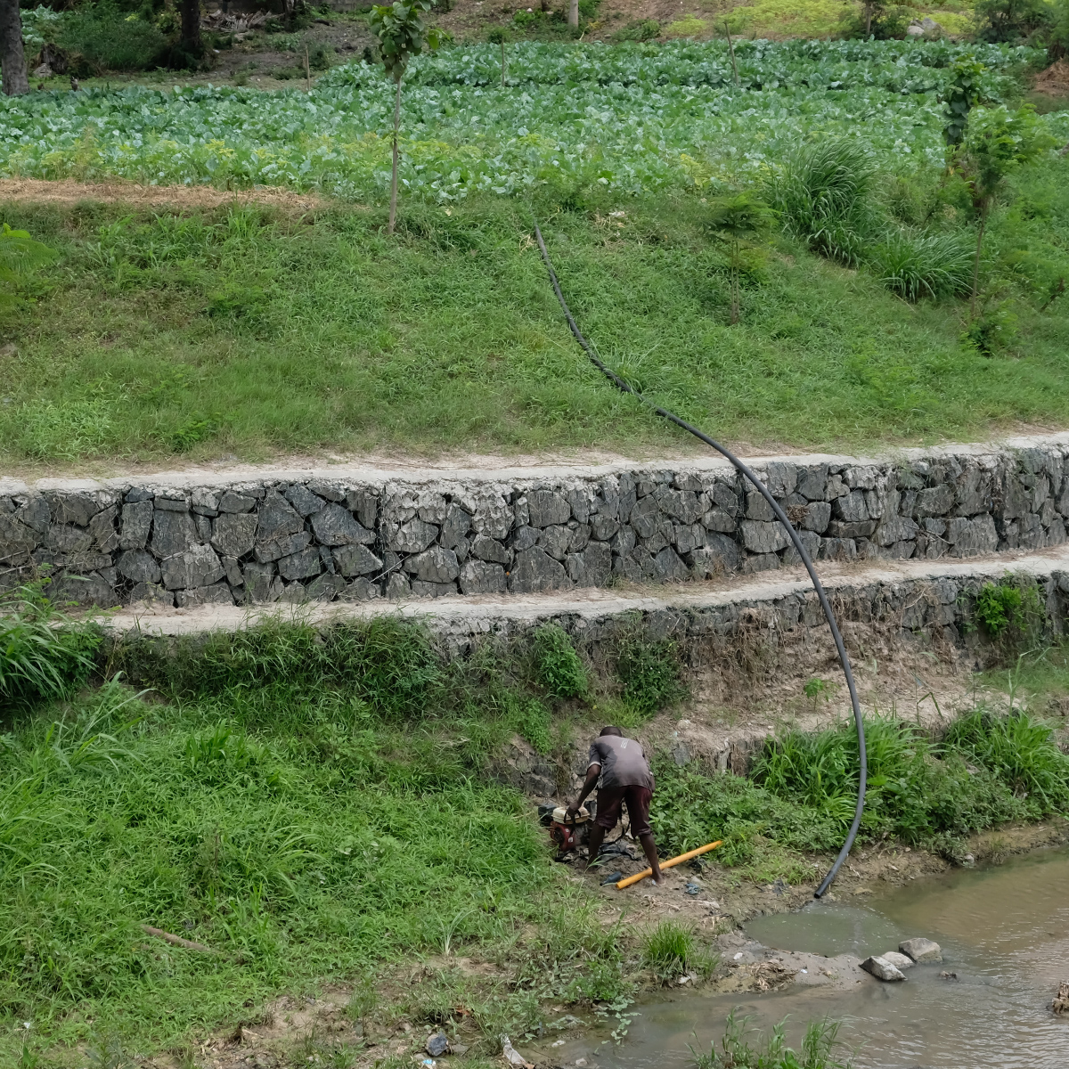 Working with the river